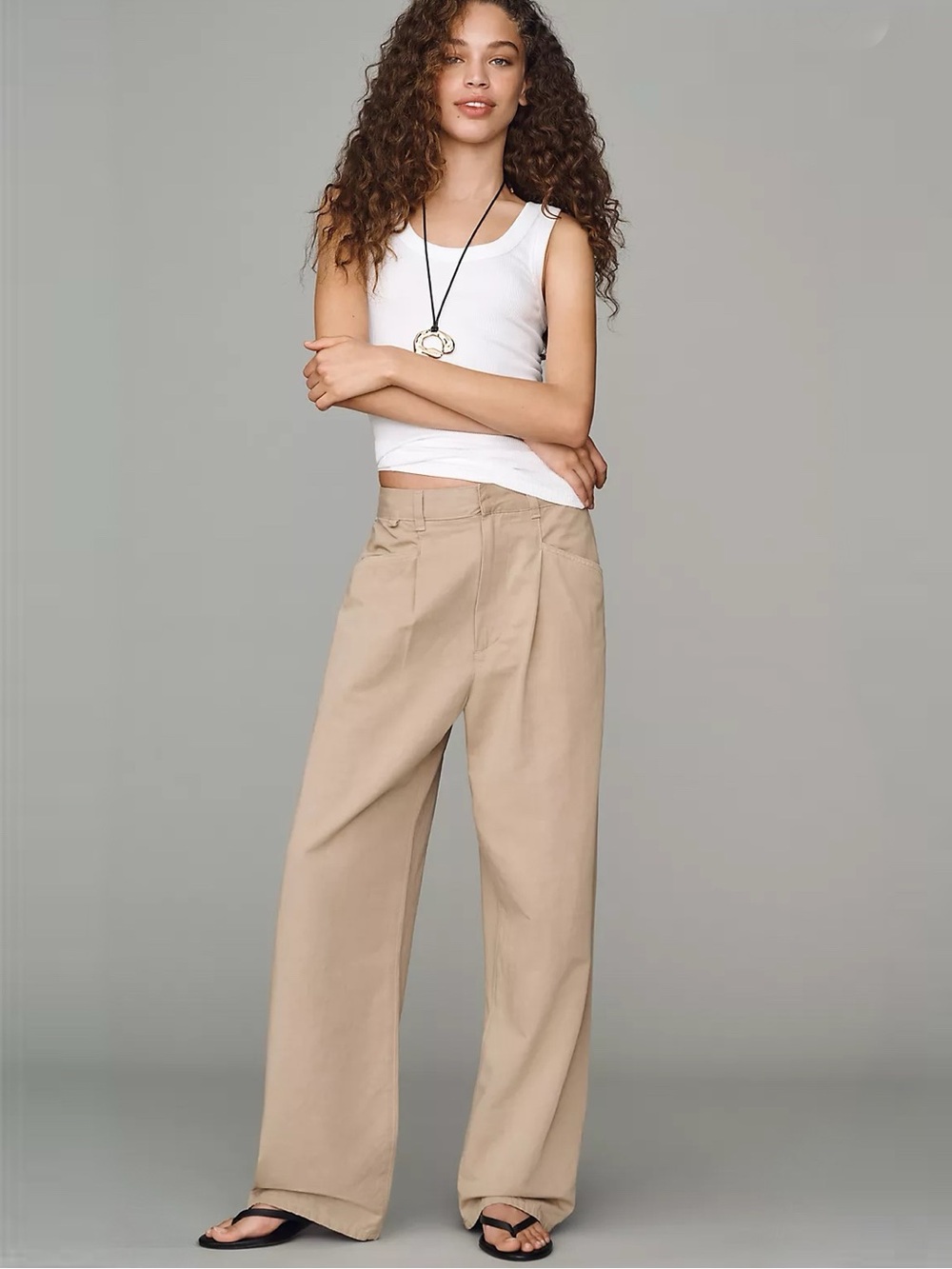 Citizens of Humanity Velha Cotton Linen Trousers